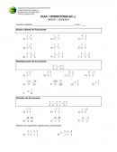 Guia de operatoria de numeros racionales