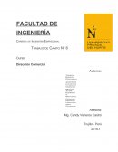 Carrera de Ingeniería Empresarial Trabajo de Campo N° 6