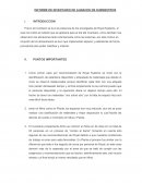 INFORME DE INVENTARIO DE ALMACEN DE SUMINISTROS