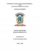 INTRODUCCIÓN AL LABORATORIO DE ANALISIS FARMACÉUTICO RECONOCIMIENTO Y LIMPIEZA DE MATERIALES