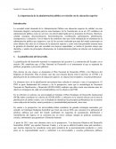 La importancia de la administración pública en relación con la educación superior