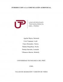 INTRODUCCCION A LA COMUNICACION AUDIOVISUAL. Página 1