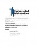 MATERIA: ENFERMERIA EN CUIDADOS CRITICOS PEDIATRICOS