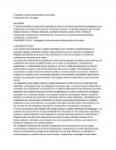 El profesor siembra las semillas de las ideas