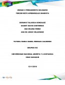 UNIDAD 2 PENSAMIENTO SOLIDARIO