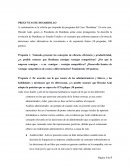 Formulación estratégica Caso “Benihana”