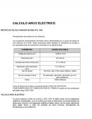 CALCULO ARCO ELECTRICO