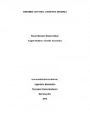 RESUMEN LECTURA: LOGÍSTICA REVERSA