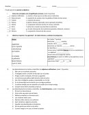 Prueba parcial: La poesía y adjetivos