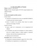 La Educación en Panamá
