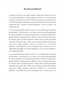 Elección presidencial