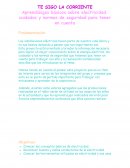 Proyecto electricidad, TE SIGO LA CORRIENTE