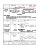 PRACTICA SOCIAL DE LENGUAJE