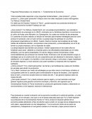 Preguntas Relacionadas a la Unidad No. 1: Fundamentos de Economía