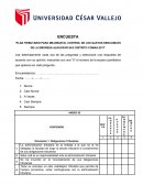 Encuesta para la evaluación del plan tributario de AlkhoFar SAC