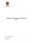 Pedagogía y ética: El progreso del hombre hacia sí mismo