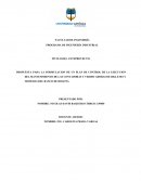 PROPUESTA PARA LA FORMULACION DE UN PLAN DE CONTROL DE LA EJECUCION DEL MANTENIMIENTO DE LAS CONTADORAS Y VERIFICADORAS DE BILLETES Y MONEDAS DEL BANCO DE BOGOTÁ