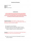 Planificación de Matemática. Teorema de Pitágoras