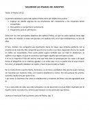 SIGUEINDO LAS PISADAS DEL MAESTRO