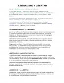 LIBERALISMO Y LIBERTAD