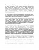 Reconstruyendo el Estado y recuperando su capacidad de gestión