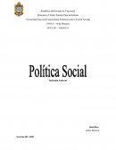 Politica Social. ¿Qué son los programas sociales?