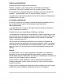 Antropología. TEMA 5: LA VIDA SENSITIVA