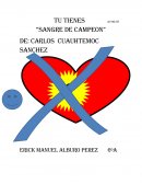 Tu tienes "sangre de campeon"