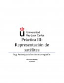 Representación de satélites