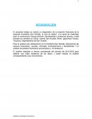 Análisis financiero de LA FERETERIA SAN NICOLAS