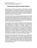 Antecedentes del plan Puebla-Panamá