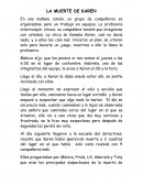 La muerte de Karen