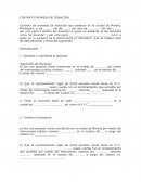 CONTRATO PROMESA DE DONACIÓN