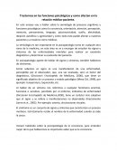 Trastornos en las funciones psicológicas y como afectan en la relación médico-paciente