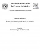 Análisis de la embajada de México en Alemania