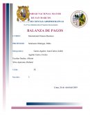 E.A.P. de Administración de Negocios Internacionales BALANZA DE PAGOS