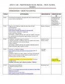 CRONOGRAMA – DIDÁCTICA GENERAL