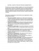 CONTROL: CUARTA ETAPA DEL PROCESO ADMINISTRATIO
