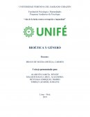 GENERO Y BIOETICA