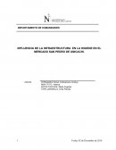 INFLUENCIA DE LA INFRAESTRUCTURA EN LA HIGIENE EN EL MERCADO SAN PEDRO DE UNICACHI