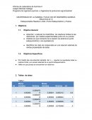 PRACTICA N° 6 Estequiometria Reactivo Limite ,Punto Estequimetrico y Puerza