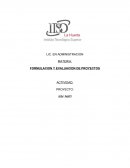 FORMULACION Y EVALUACION DE PROYECTOS. ACTIVIDAD: PROYECTO: KIDS PARTY