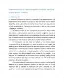 Implementación de un sistema topográfico a través del manejo de un dron (Sistema Topidron)