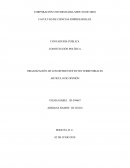 CONSTITUCIÓN POLÍTICA ORGANIZACIÓN DE LOS DIFERENTES ENTES TERRITORIALES