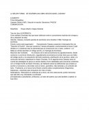 RESEÑA DESCRIPTIVA DEL LIBRO DESCRIBIR EL ESCRIBIR