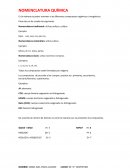 NOMENCLATURA QUÍMICA . ANHÍDRIDO U ÓXIDOS NO METÁLICOS