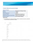 Sistema de ecuaciones lineales