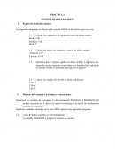 Practica 2 de estadistica ANÁLISIS DE DOS VARIABLES