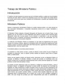 Trabajo del Ministerio Público