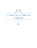 PLANEACIÓN ESTRATEGICA PERSONAL Procesos administrativos